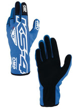 Load image into Gallery viewer, OMP KS-4 KART GLOVES FLUO GREEN / BLACK SZ 4 (KIDS)