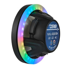 Load image into Gallery viewer, DS18 Marine And Powersports Speakers And Towers Ring 8in Digital LED lights 1/2in Spacer Depth