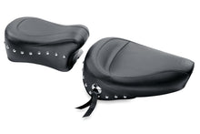 Load image into Gallery viewer, Mustang 82-03 Harley Sportster Standard Touring Passenger Seat w/Studs - Black