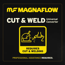 Load image into Gallery viewer, MagnaFlow 2.25 CA Spun Universal Converter