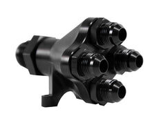 Load image into Gallery viewer, Peterson Fluid Systems Manifold 5-Way 6 AN x 4 AN x 4 AN x 4 AN x 4 AN