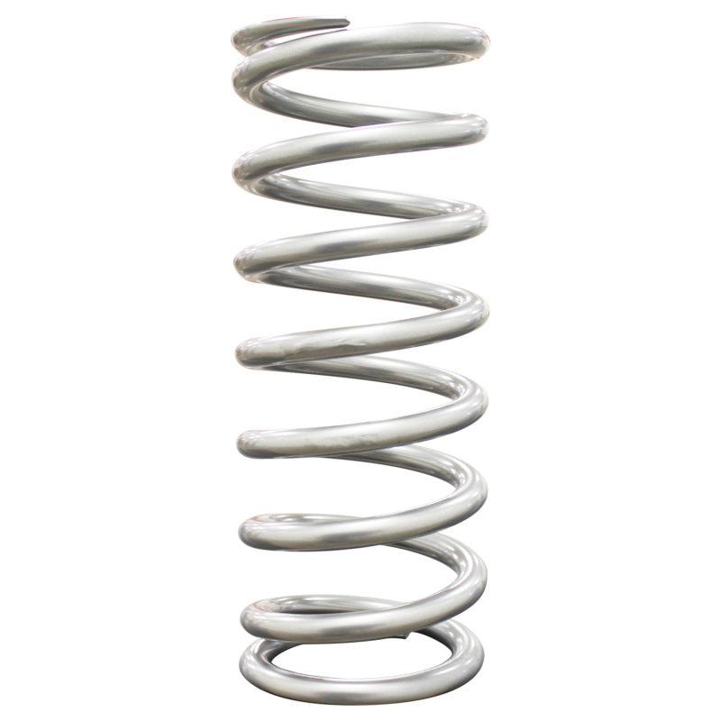 QA1 1-7/8in ID Tapered High Travel Spring - 10in Length x 150lbs/in - Silver Powder Coated - GTR Auto
