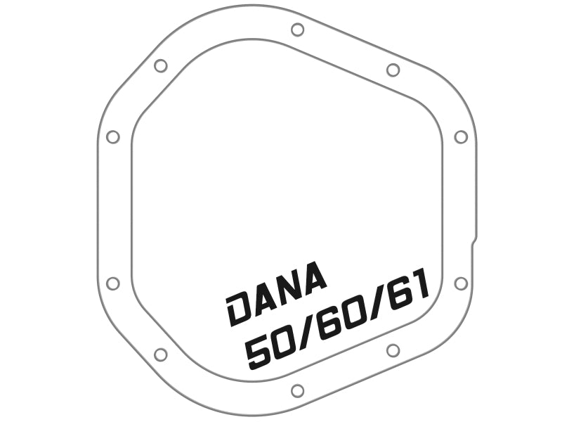 aFe Power Front/Rear Diff Cover Kit w/ Oil 17-22 Ford Diesel V8 (Dana Super 60 & Dana M275-14)
