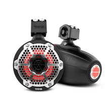 Load image into Gallery viewer, DS18 Tower Speakers 6.5in 1in Driver 150 Watts RMS w/ RGB LED Lights Black