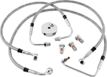 Load image into Gallery viewer, Twin Power 94-07 FLHR Models Stainless Steel Dot Brake Line Kit Front +10 Inch Length
