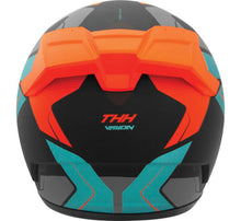 Load image into Gallery viewer, THH Helmets TS-80 Vision Orange/Turquoise - XS
