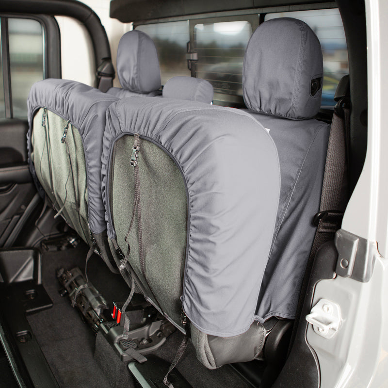 Covercraft 14-15 Ford Transit Carhartt SeatSaver Custom Front Row Seat Covers - Gravel