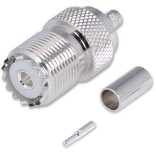Load image into Gallery viewer, Rugged Radios Crimp On Female UHF Antenna Connector