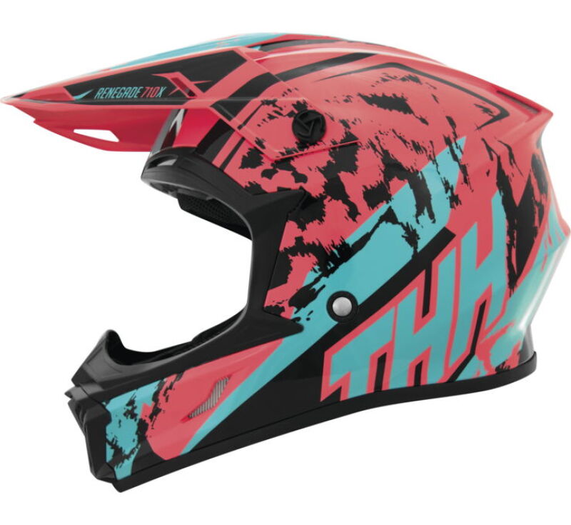 THH Helmets T710XR Renegade Coral/Bue - Large