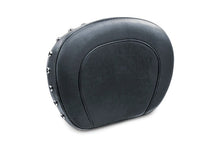 Load image into Gallery viewer, Mustang Harley FL Touring Sissy Bar Pad (12x9) w/Blk Pearl Studs - Black
