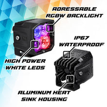 Load image into Gallery viewer, XKGlow XKmax RGBW Addressable Cube Light Kit - Spot Beam