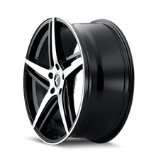 Load image into Gallery viewer, Kraze KR195 Milano 20x8.5 / 5x114.3 BP / 38mm Offset / 72.62mm Hub Gloss Black Machined Wheel