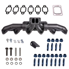 Load image into Gallery viewer, ATS Diesel 98.5-02 5.9L Cummins T3 3-Piece Pulse Flow Exhaust Manifold Kit w/ Gaskets &amp; Hardware