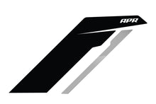 Load image into Gallery viewer, APR Sideburn Stickers - Black APR/Silver Stripe (Pair) PM100334