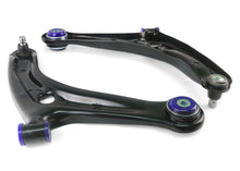 Load image into Gallery viewer, SuperPro 2011-2019 Ford Fiesta S Front Lower Control Arm Set w/ Bushings (+Caster)