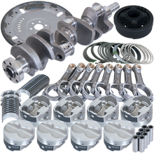 Load image into Gallery viewer, Eagle Ford 302 3.400in Crank 5.400in I-Beam Rods 4.030in Pistons 164 Tooth FP Balanced Assembly