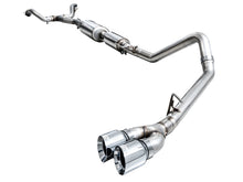 Load image into Gallery viewer, AWE Tuning 0FG Exhaust for 3rd Gen Toyota Tundra - Dual Chrome Silver Tips
