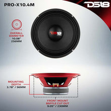 Load image into Gallery viewer, DS18 10in 300 Watts RMS 4 ohm Mid-Range Loudspeaker