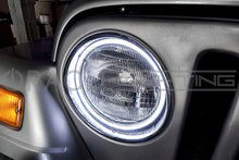 Load image into Gallery viewer, Oracle 7in Round Surface Mount LED Headlight Halo Kit - Blue