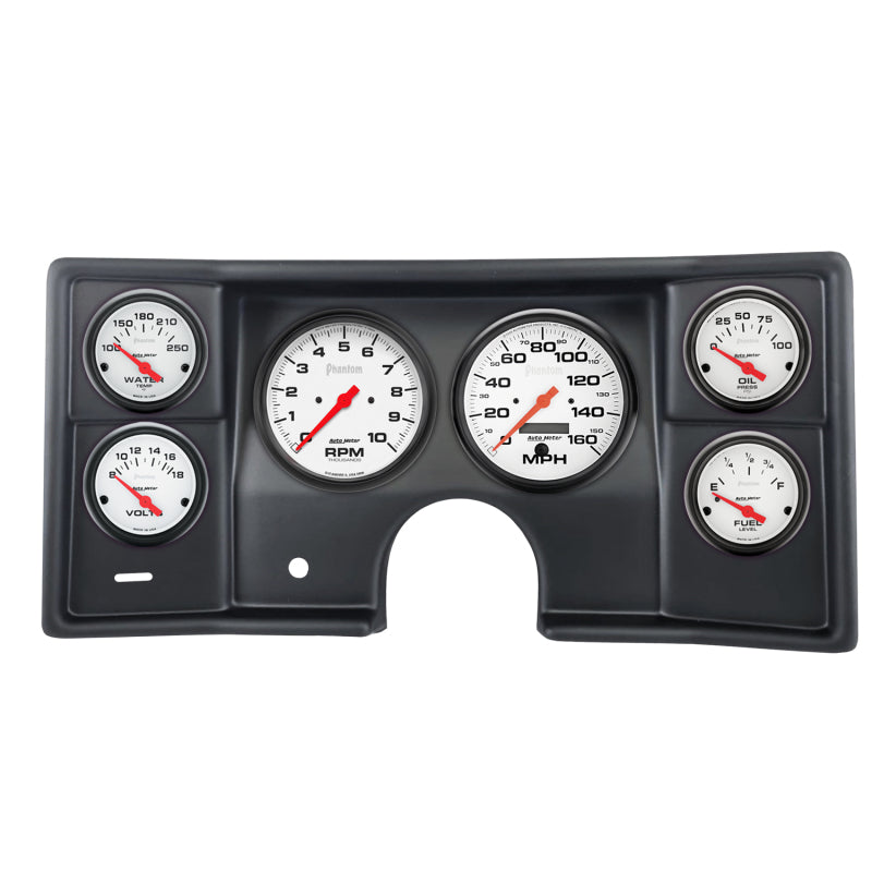 Autometer Phantom Direct Fit Dash Kit 78-81 Malibu / El Camino / Montecarlo (2 x 5in. / 4 x 2-5/8in) 2935-09