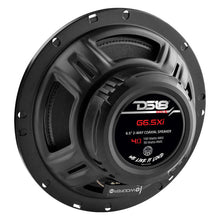 Load image into Gallery viewer, DS18 6.5in 50Watts RMS 4 ohm 2-Way Coaxial Speaker System Universal Fit
