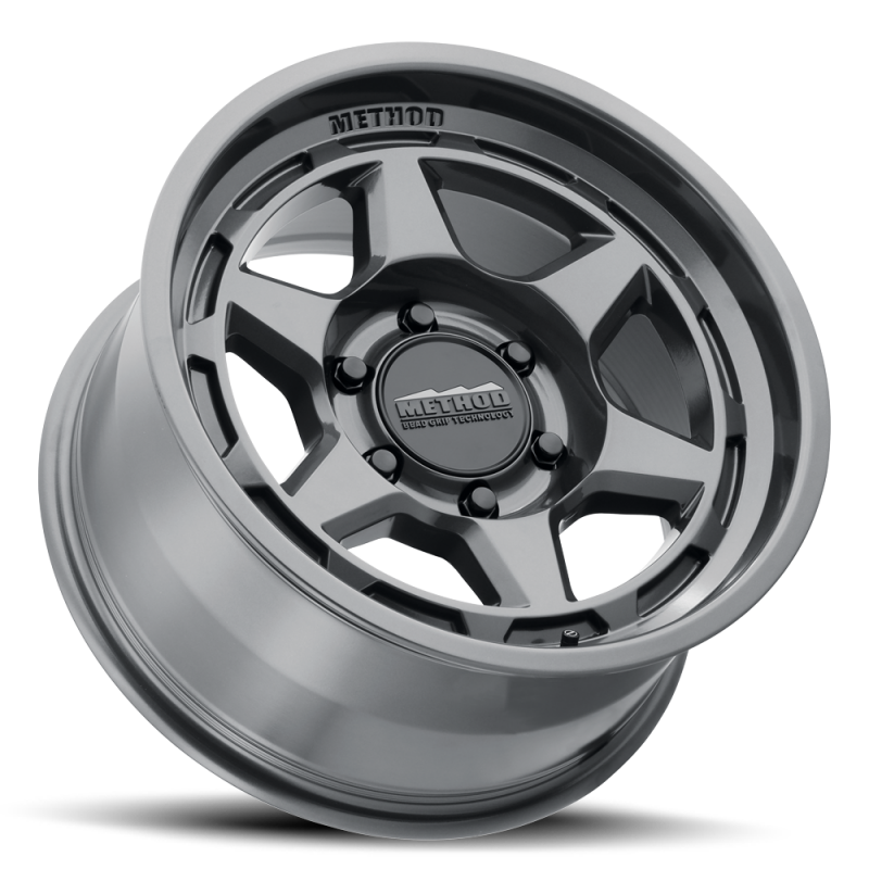 Method MR708 Bead Grip 17x8.5 0mm Offset 6x5.5 106.25mm Centerbore - Gloss Titanium MR70878560800