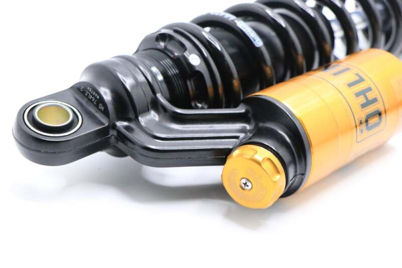 Ohlins 91-17 Harley-Davidson Dyna FXD STX 36 Blackline Shock Absorber w/ Gold Accents HD 764LE