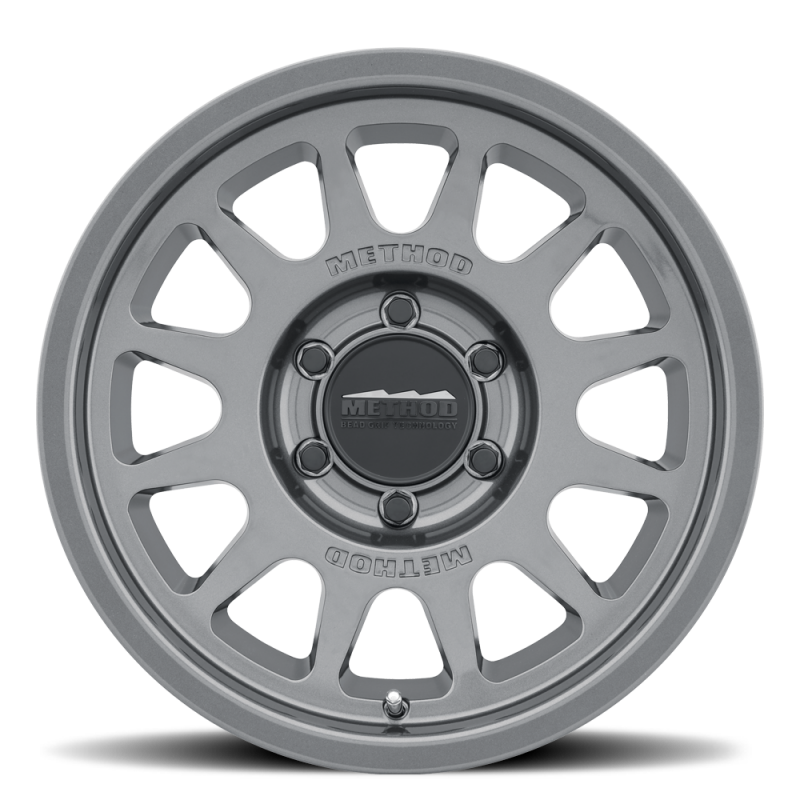 Method MR703 Bead Grip HD 18x9 +40mm Offset 6x5.5 95.25mm CB Gloss Titanium Wheel MR70389093840H