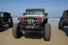Load image into Gallery viewer, Oracle 07-17 Jeep Wrangler Surface Mount LED Headlight Halo Kit - Red