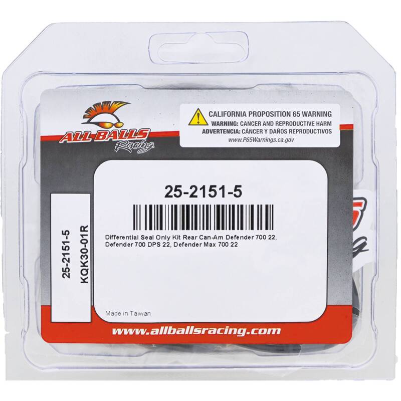 All Balls Racing Differential Seal Kit 25-2151-5