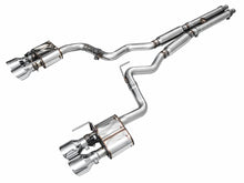 Load image into Gallery viewer, AWE Tuning 21-23 Ford Mustang Mach 1 SwitchPath Cat-Back Exhaust w/ Quad Chrome Silver Tips