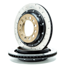 Load image into Gallery viewer, Alcon 2007+ Jeep JK w/ 6x5.5in Hub 355x22mm Rotor 4-Piston Calipers Rear Brake Upgrade Kit - Red ALABKR5059D17