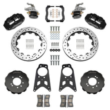 Load image into Gallery viewer, Wilwood 89-98 Nissan 240SX FNSL4R/MC4 Rear Parking BBK w/ 13.50in D/S Rotors - Black