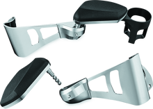 Load image into Gallery viewer, Kuryakyn Passenger Armrests 14-Up Touring and Tri Glide Chrome