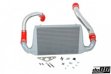 Load image into Gallery viewer, do88 87-93 SAAB 900 Turbo BigPack Front Mount Intercooler Kit w/Red Hoses