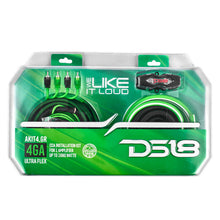 Load image into Gallery viewer, DS18 4-GA Amplifier Install Kit Advance- Green
