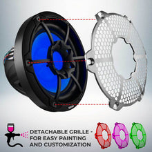 Load image into Gallery viewer, DS18 Subwoofer &amp; Enclosure 10in 300 Watts RMS 4 ohm SVC Black w/ Covers