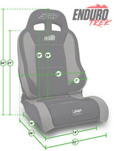 Load image into Gallery viewer, PRP EnduroTrek Reclining Suspension Seats Kit for Jeep Wrangler JK/JKU (Pair) - Black