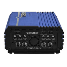 Load image into Gallery viewer, DS18 4-Channel Class-D Amp Stereo Full-Range 4 x 120 W RMS at4 ohm- Blue
