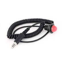 Load image into Gallery viewer, Rugged Radios Velcro Mount Steering Wheel Push to Talk (PTT) with Quick Disconnect for Intercoms