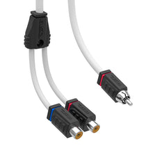Load image into Gallery viewer, DS18 Marine Grade Tinned Copper OFC RCA Wires 2 Female to 1 Male Splitter