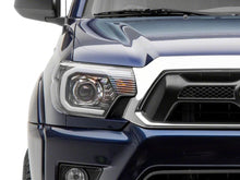 Load image into Gallery viewer, Raxiom 12-15 Toyota Tacoma Axial Series Projector Headlights w/ LED Bar- Black Housing (Clear Lens)