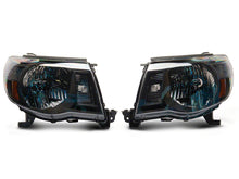 Load image into Gallery viewer, Raxiom 05-11 Toyota Tacoma Axial Series OE Replacement Headlights- Black Housing (Clear Lens)