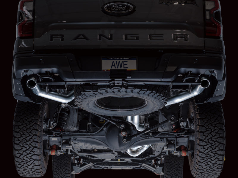 AWE 2024+ Ford Ranger Raptor 3.0L Switchpath Cat-Back Exhaust - BashGuard Only 3025-38306