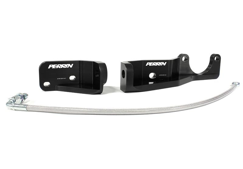 PERRIN 15-21 Subaru Impreza/WRX/STI Pitch Stop Mount & Firewall Brace - Black - GTR Auto