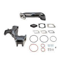 Load image into Gallery viewer, Wehrli 11-16 Chevrolet 6.6L LML Duramax High Flow Y-Bridge Kit - Flat Black