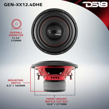 Load image into Gallery viewer, DS18 12in 600 Watts RMS 4 ohm DVC Double Stacked Magnet High Excursion Subwoofers