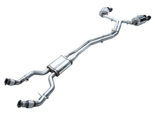 Load image into Gallery viewer, AWE Tuning 19-23 Audi C8 S6/S7 2.9T V6 AWD Touring Edition Exhaust - Diamond Black Tips 3015-43107