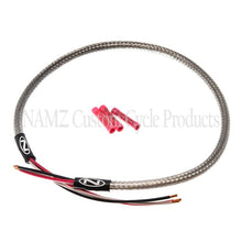 Load image into Gallery viewer, NAMZ Headlight Harness (SS Braided &amp; Clear Coated - Stock Length)