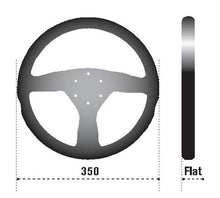 Load image into Gallery viewer, Sparco Steering Wheel L505 Lap 5 Blk/Blk/Blk